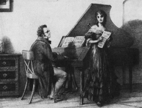 Franz+Schubert+Schubert+playing
